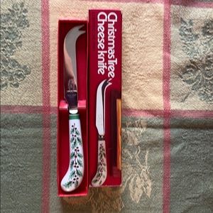 Spode Christmas Tree cheese knife